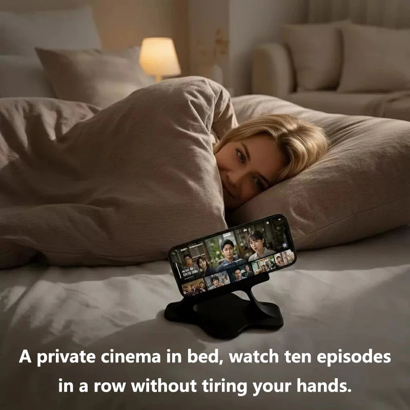 Bed Lazy Phone Stand for Side Lying - Stable Ergonomic Hands-Free Holder