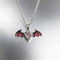 Genshin Impact Columbina Durin Cosplay Pendant Anime Dragon Wings Heart Chain Jewelry