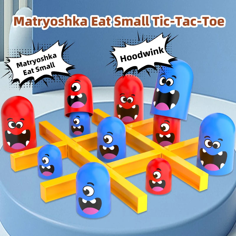 Stacking Cups Tic-Tac-Toe Game for Kids - Parent-Child Interactive Board Game