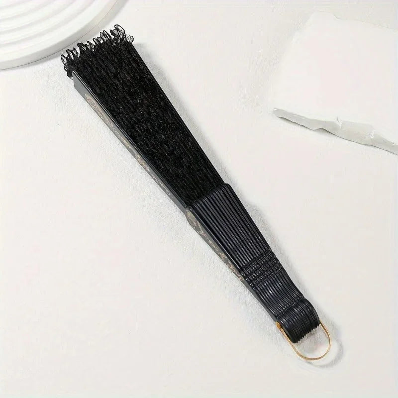 European Style Foldable Hand Fan with Floral Design for Weddings & Events