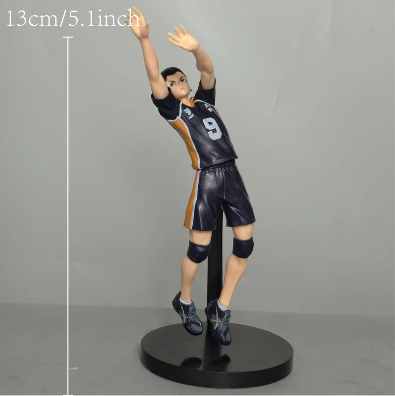 Anime Haikyu!! PVC Gachapon Figures - 13cm Desktop Toy Collection - Multiple Colors