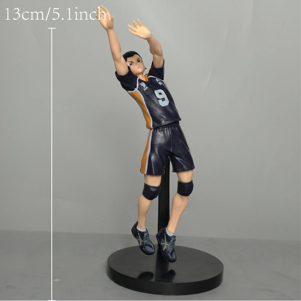 Anime Haikyu!! PVC Gachapon Figures - 13cm Desktop Toy Collection - Multiple Colors