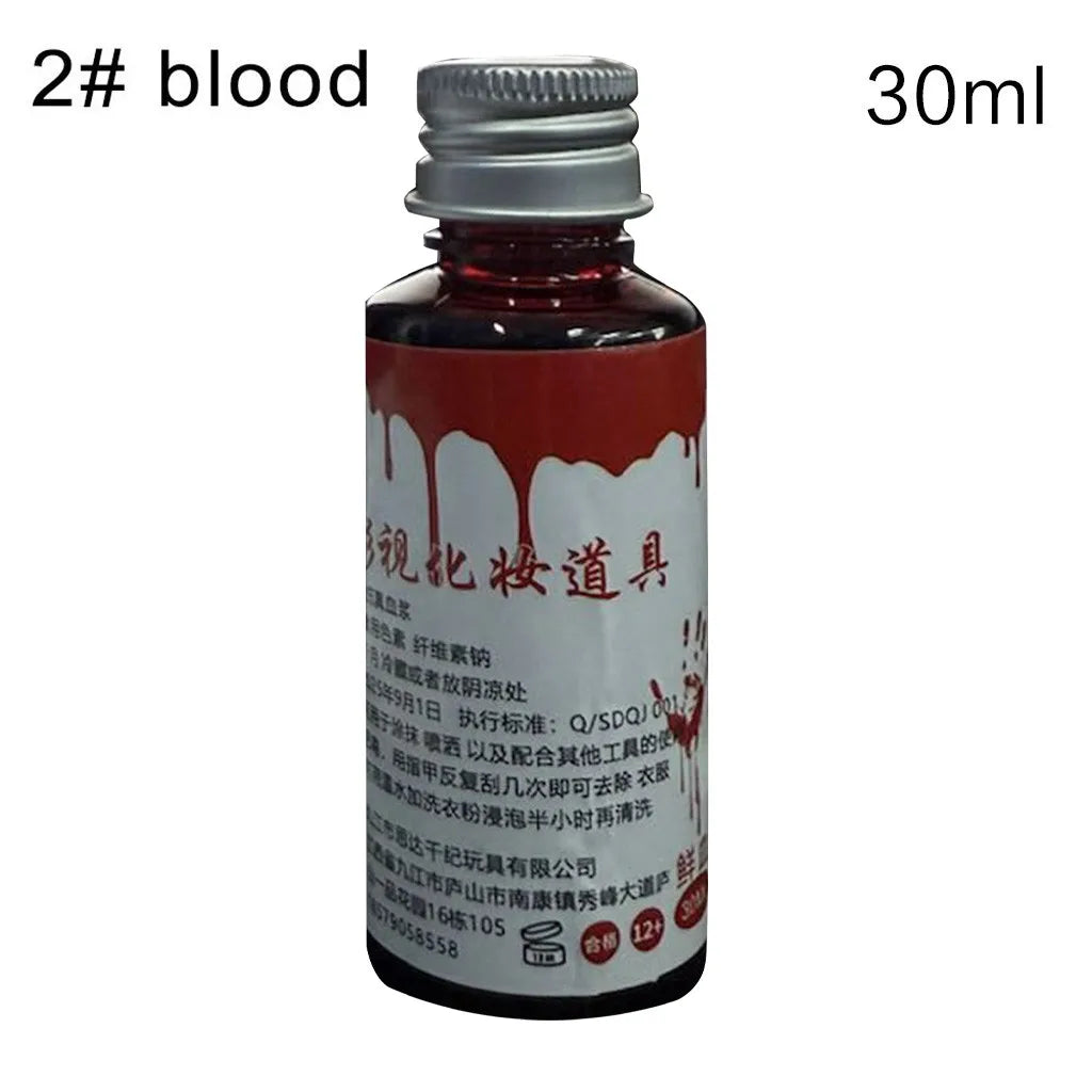 Halloween Fake Blood Liquid Stage SFX Makeup Prop - Washable Body & Face Paint