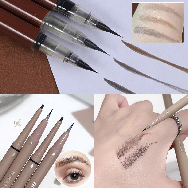 Waterproof Micro-Tip Eyebrow Pencil - Natural, Long-Lasting, Smudge-Proof Makeup