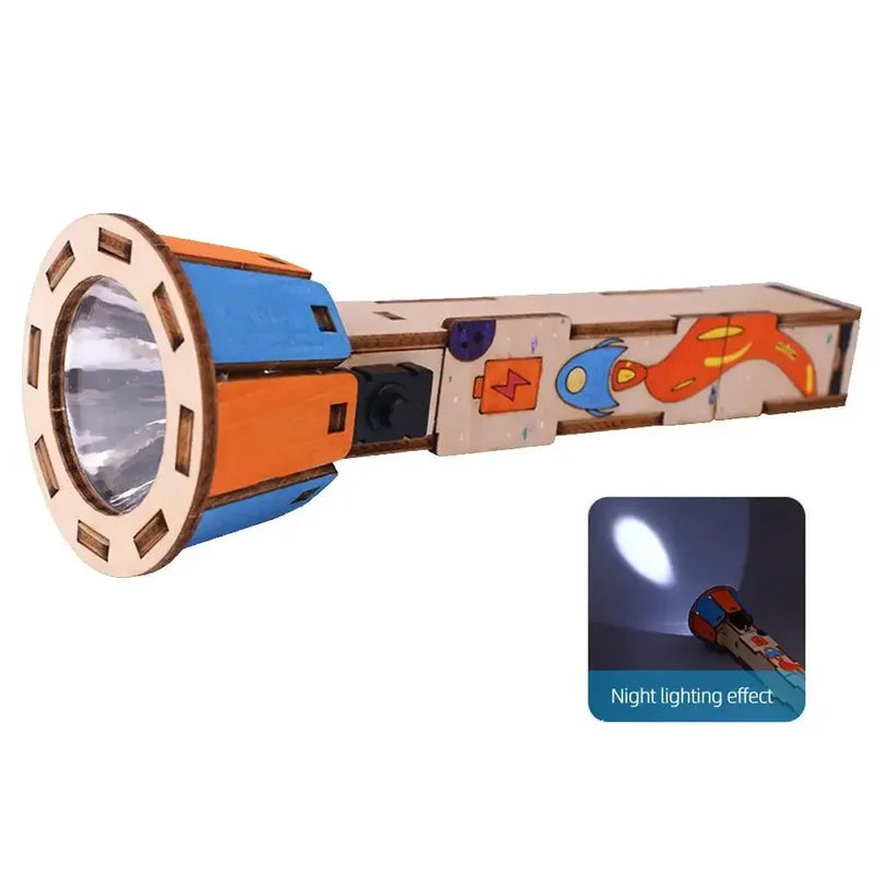 DIY Flashlight Kit Educational Science Toys for Kids Age 5+