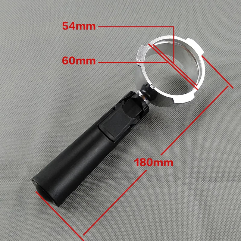 51mm Bottomless Coffee Portafilter with 1 2 4 Cup Baskets for Espresso Machines