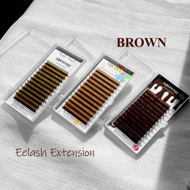 Natural Mink Eyelash Extensions with Curl & Thickness Options - Soft & Light
