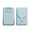 Wireless Magnetic Power Bank 10000mAh Fast Charging for Smartphones with Back Clip