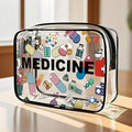 Large Capacity Travel Cosmetic Bag for Women - Easy Clean Toiletry Organizer