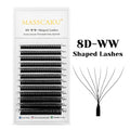 False Eyelash Clusters 3D 6D 8D W Shape Volume Wispy Fake Lashes Wholesale