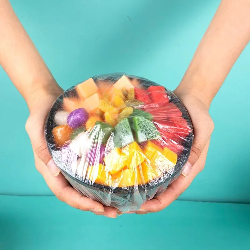 Disposable Food Cover Wraps for Kitchen Storage - Food Grade Plastic Bag