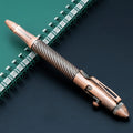 Heavy Metal Retro Style Brass Ballpoint Pen with Tungsten Steel Nib for Business and Gift Use