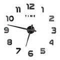 DIY Frameless 3D Luminous Wall Clock - Silent Modern Digital Wall Decor