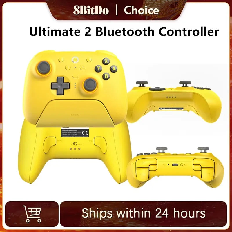 Bluetooth Wireless Game Controller for Nintendo Switch & Windows 10/11 - 8BitDo Ultimate 2