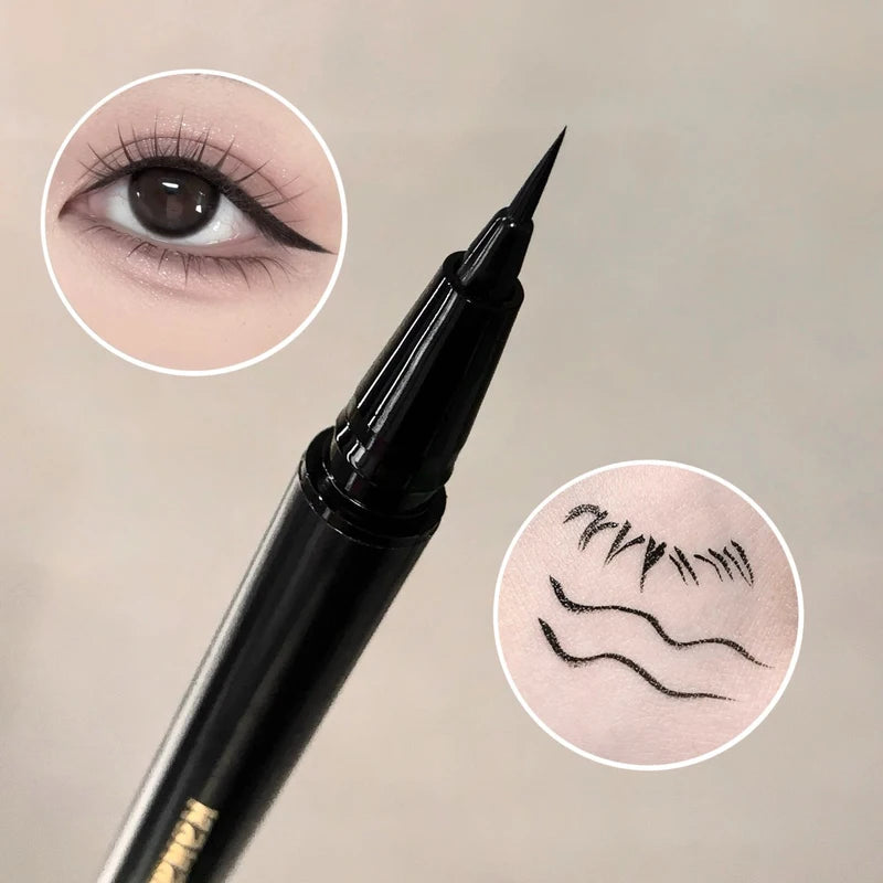 Waterproof Liquid Eyeliner Pen for Women - Quick-Drying, Long-Lasting, Smudge-Proof Makeup Tool