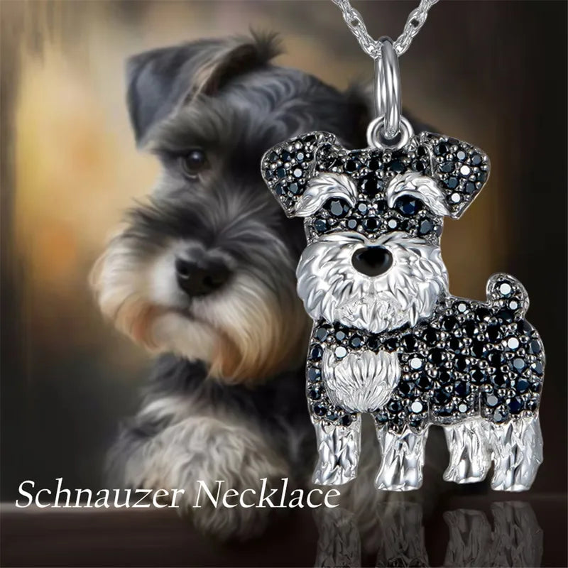 Pet Dog Pendant Necklace for Women - Cute Animal Jewelry Gift