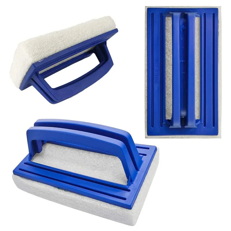 Pool Wall Cleaning Brush for Waterline and Surface Scrubbing - Spa and Pool Maintenance Tool