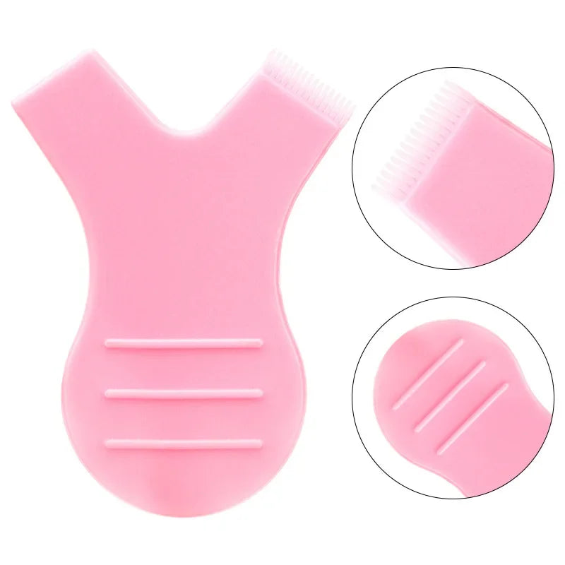 Reusable Eyelash Brush Set - 10pcs Y Shape Eyelash Extension & Curler Tools