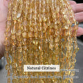 Natural Citrines Bead 6-8mm Irregular Chip Stone for Jewelry Making, Necklace & Bracelet Accessories