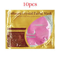 Crystal Collagen Gold Face Masks - Anti-Aging, Hydrating, Moisturizing 10 Pack