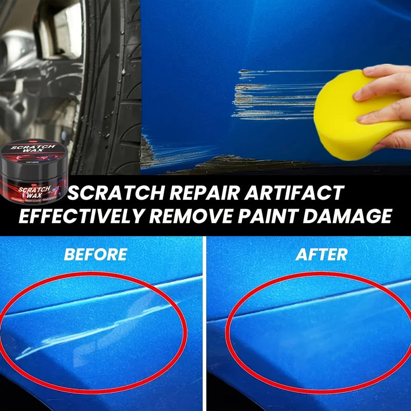 Car Scratch Repair Kit for Paint Touch-Up Polishing and Anti-Scratch Wax