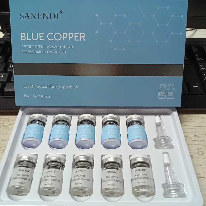 5-in-1 Hyaluronic Acid & Copper Peptide Skin Care Serum Set with Variants