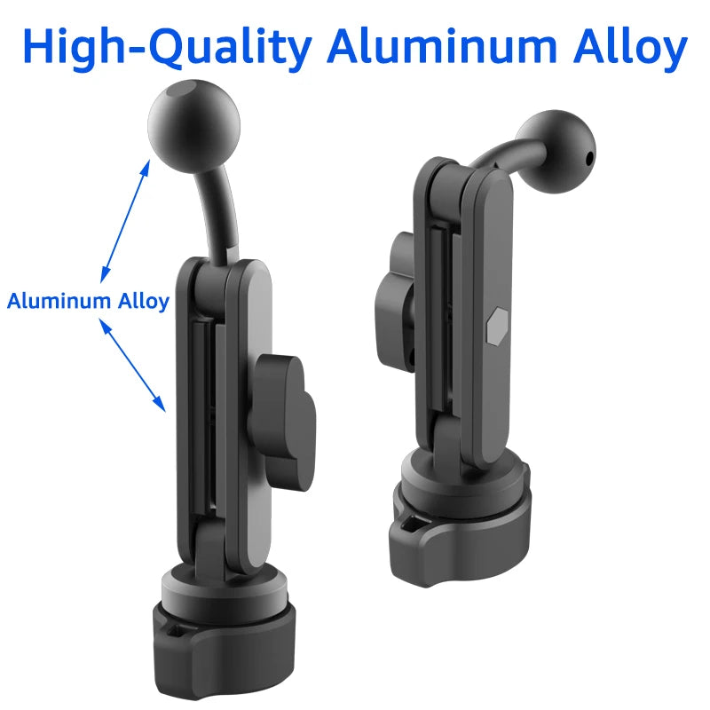 17mm Ball Head Extension Rod for Car Phone GPS Mount 360° Rotatable Stand