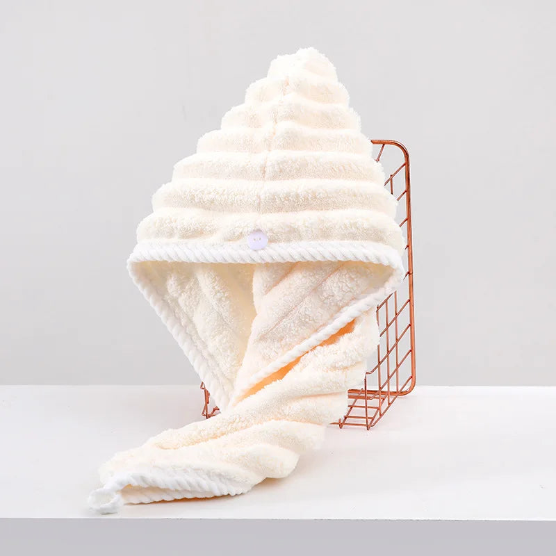 Absorbent Dry Hair Cap for Women, Quick Dry Towel for Hair Wiping