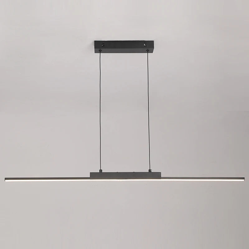 Modern Long Pendant Light for Dining Kitchen Living Room Aluminum LED Fixture