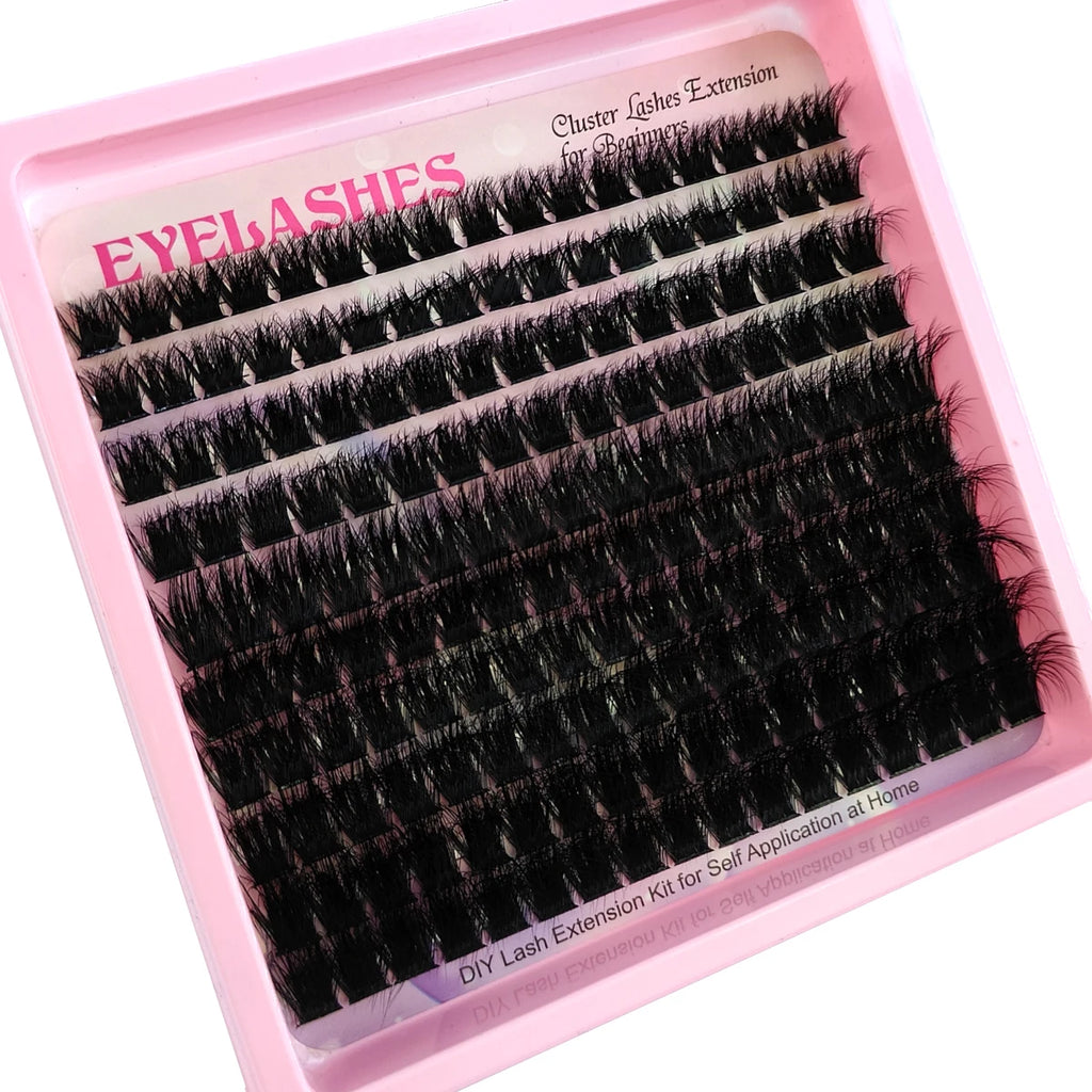 Fluffy Lash Clusters 10-18mm DIY Eyelash Extensions — Mixed Styles & Curl Options