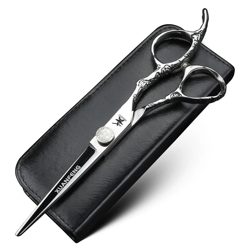 6-Inch Hair Cutting & Thinning Scissors - Professional Barber Hair Shears