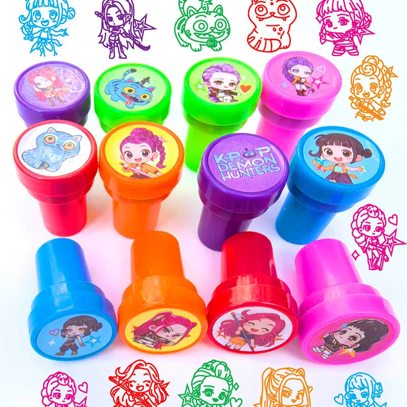 Kids Stamp Set 12 or 24 Pieces Birthday Party Favors DIY Painting & Teaching Tools