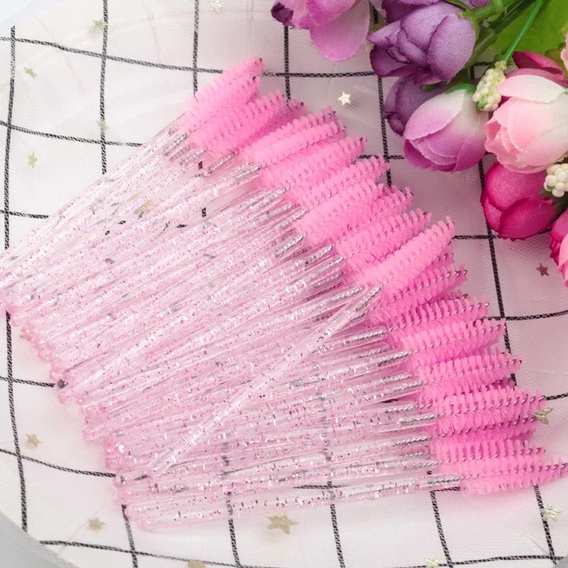 Makeup Brush Set for Eyelash Extension and False Lashes - Reusable Cosmetic Tools
