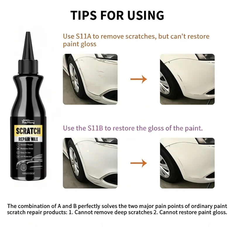 Car Scratch Remover Polishing Paste Paint Repair Wax Compound Auto Detailing