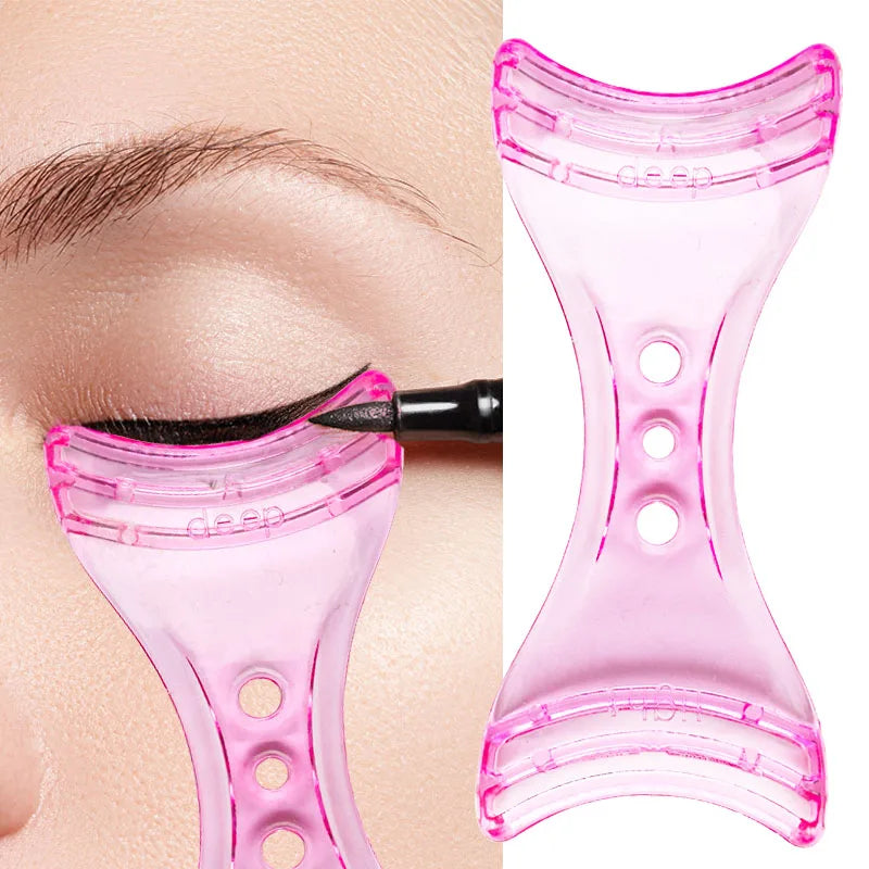 3-in-1 Eyelash Comb & Mascara Tool Guard Curler Applicator Makeup Brush