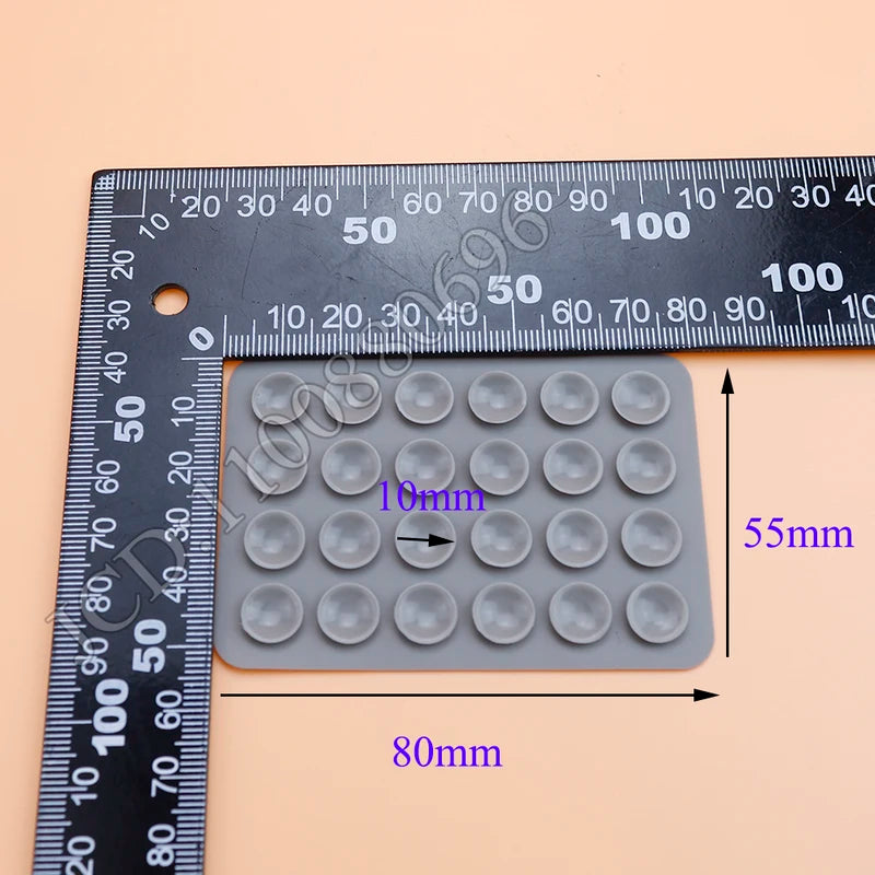 Double Side Silicone Pad for Mobile Phone Fixation Adhesive Suction Cup 2PCS