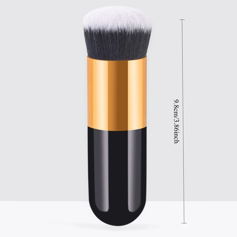 Large Powder Foundation Brush - Multi-Functional Makeup Tool for Face & Contouring