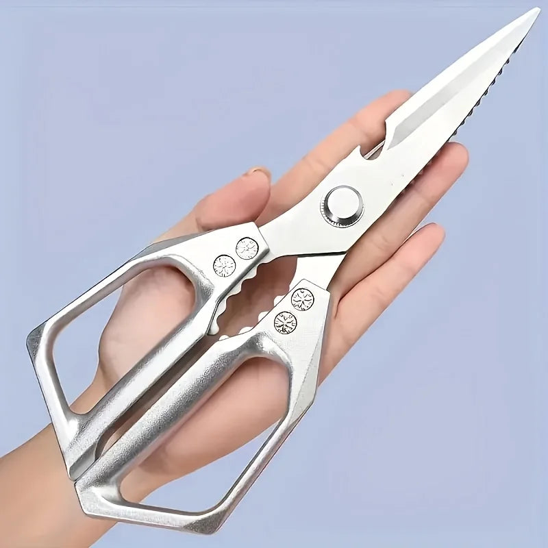 Stainless Steel Kitchen Shears for Meat Fish & Poultry - Lightweight & Durable
