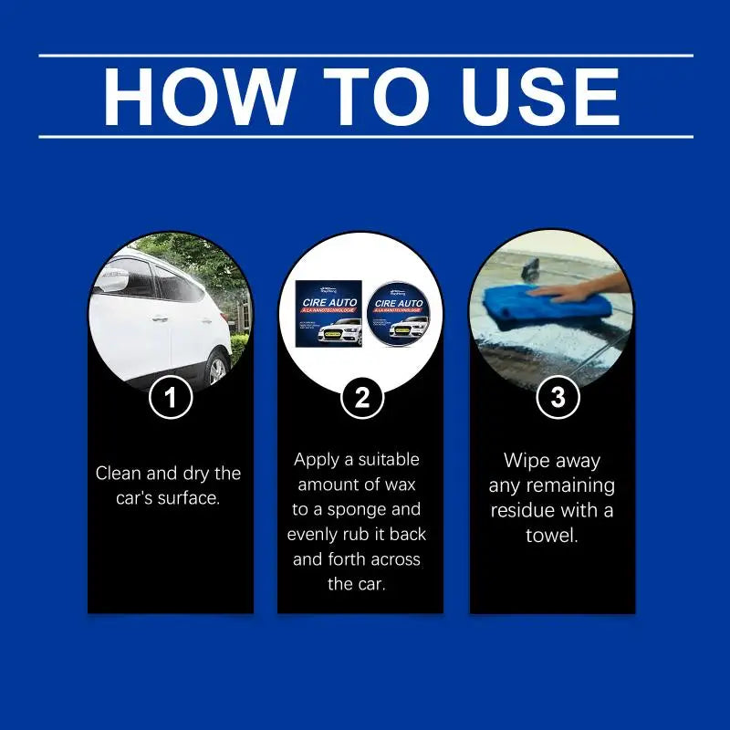 Car Wax Kit Paint Polishing Paste for Auto Protection & Shine