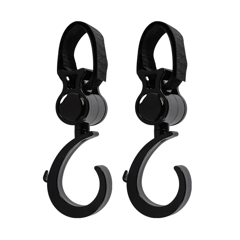 2PCS Baby Stroller Hooks - Universal Multi-Purpose Shopping Prop Hangers