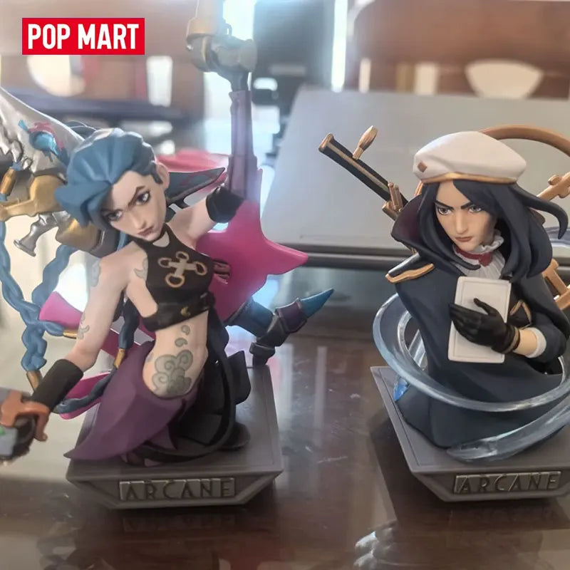POP MART League of Legends Arcane Series Mystery Box Toy Doll Collection - Desktop Ornaments Gift