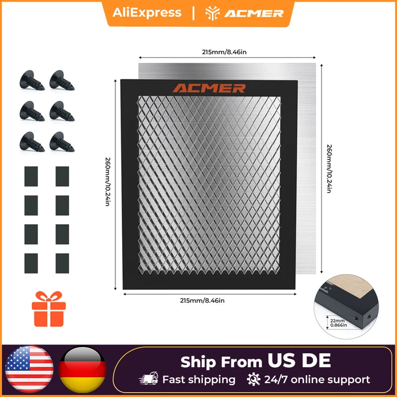 Laser Honeycomb Working Table 260x215x22mm for S1 Mini Laser Engraving Machine