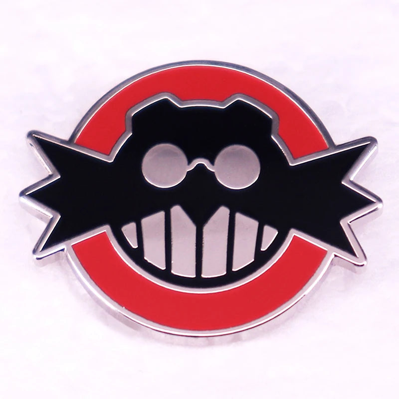 Evil Villain Egg Man Enamel Pin Badge - Game Character Brooch Gift