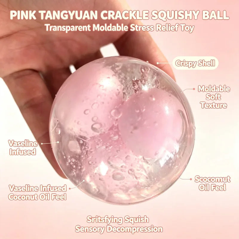 Stress Relief Leather Ball Toy - Rice Dumpling Shape Hand Fun & Decompression