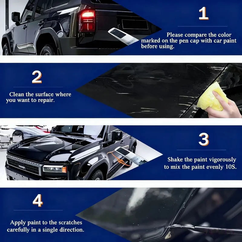 Car Touch-Up Paint Kit for Mazda - Scratch Repair Pen & Micro Applicators