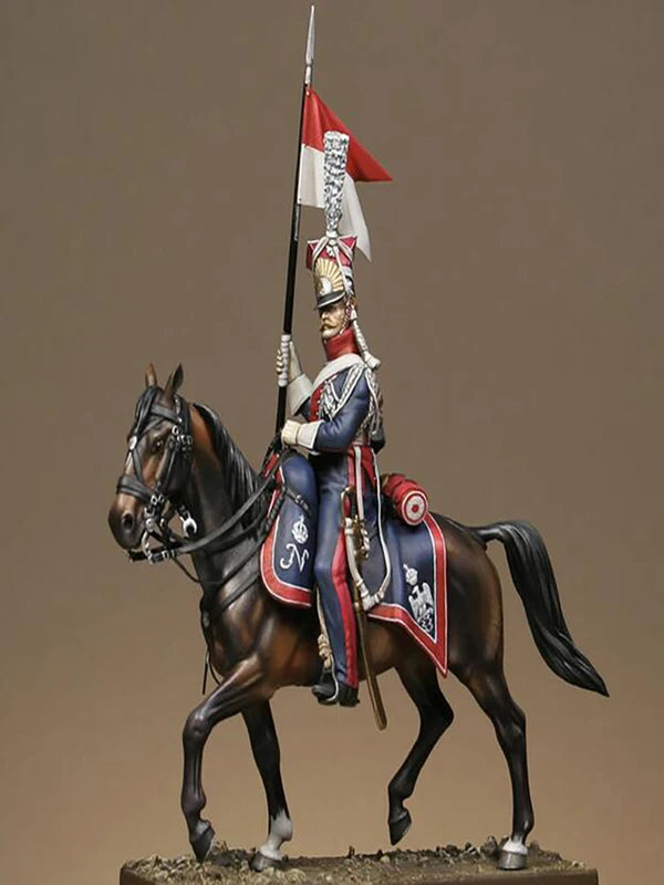 Unassembled 1/32 Scale Resin Miniature Model Kit of Polish Chevaulegers 1810