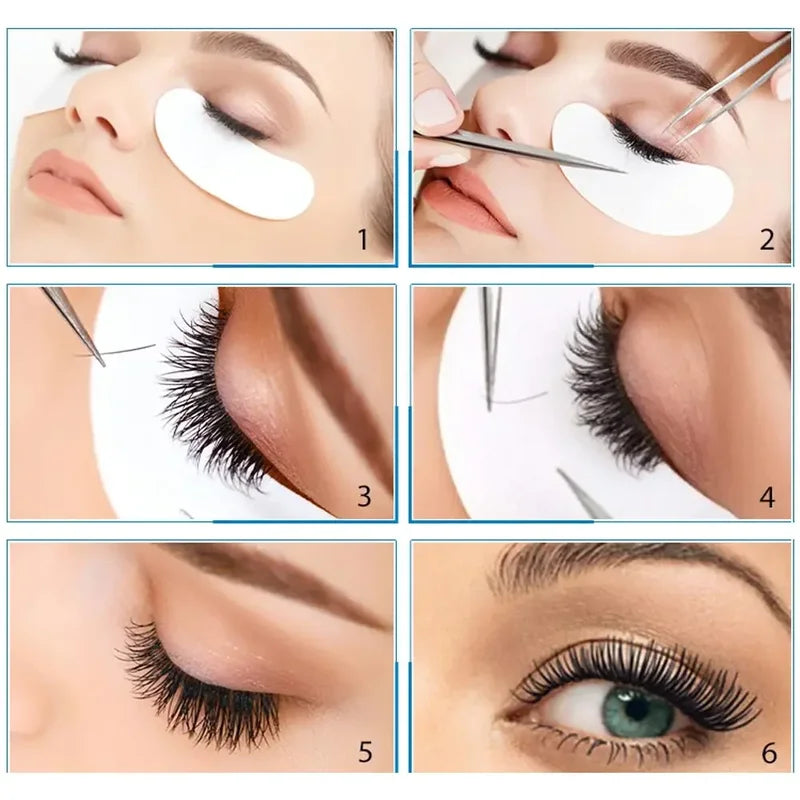 Disposable Under Eye Pads for Eyelash Extensions Lint-Free Gel Patches