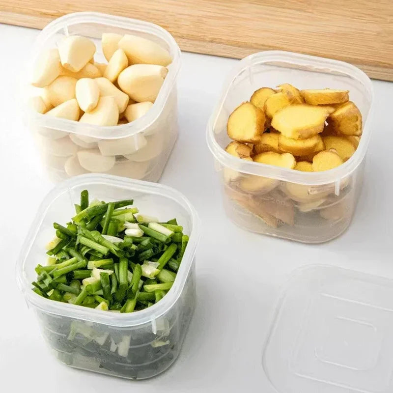 6-Grid Food Storage Containers with Lids - Fresh-Keeping and Organization