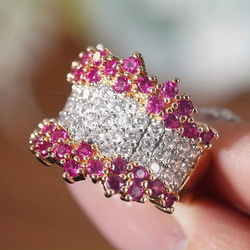 Elegant Vintage Palace Style Women's Ring for Parties & Special Occasions