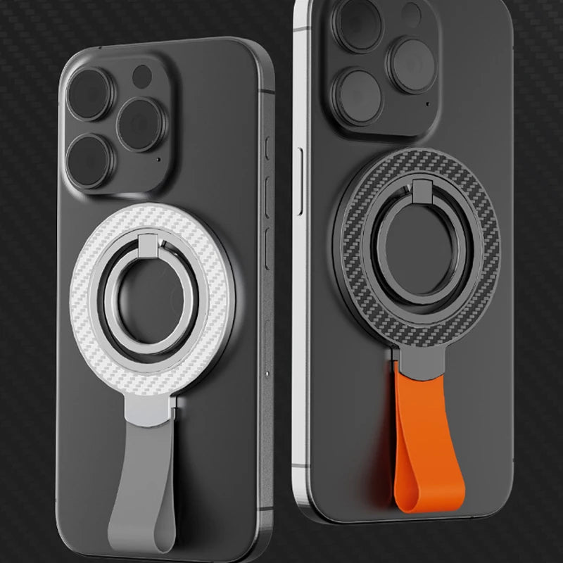 Universal Double-Sided Magnetic Phone Holder for Car Mount & Finger Ring Stand